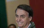 Jair Bolsonaro lors de son vote le 28 octobre 2018 à Rio de Janeiro