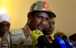 Le chef adjoint du Conseil militaire de transition au Soudan, Mohammed Hamdan Daglo; lors d'une conférence de presse à Khartoum, le 5 juillet 2019