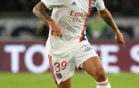 Le milieu brésilien Bruno Guimaraes avec Lyon contre le PSG au Parc des pPrinces, le 19 septembre 2021