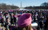 Manifestation pour la "Marche des femmes" à Washington, le 20 janvier 2018