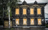 Une demeure en bois de la ville de Tomsk, en Sibérie, le 8 septembre 2020