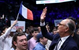 Édouard Philippe en meeting à Paris le 5 juillet 2026