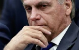 Photo diffusée par la Cour suprême du Brésil de l'ex-président Jair Bolsonaro lors d'une session à la Cour suprême, qui va décider de l'ouverture ou ou non d'un procès à son encontre, le 25 mars 2025 à Brasilia