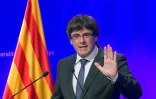 Le président catalan Carles Puigdemont à Barcelone, le 2 octobre 2017