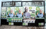 Affiches électorales de Khalifa Sall le 2 juin 2014 à Dakar