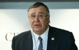 Patrick Pouyanne, le patron de TotalEnergies, le 23 mars 2026, à Houston au Texas