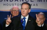 Le patron de l'Agence de protection de l'environnement (EPA), Lee Zeldin, lors d'une conférence de presse à Houston au Texas, le 14 septembre 2026