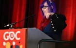 La créatrice américaine Zoe Quinn, lors de la Conférence des créateurs de jeux vidéo à San Francisco le 4 mars 2015