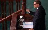 Le Premier minstre tunisien Habib Essid devant le Parlement le 26 novembre 2015 à Tunis