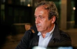 L'ancien patron de l'UEFA Michel Platini, à Nanterre, le 19 juin 2019, après son audition sur des soupçons de corruption sur les conditions d'attribution du Mondial-2022 et sur l'organisation de l'Euro 2016 en France