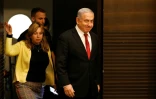Le Premier ministre israélien Benjamin Netanyahu arrive à un rassemblement de son parti, le Likoud, à Jérusalme, le 18 septembre 2019