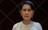 La dirigeante birmane et prix Nobel de la paix Aung San Suu Kyi, le 5 septembre 2016 à Rangoun, destituée depuis