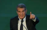 Le président du FC Barcelone Joan Laporta au Camp Nou, le 17 mars 2021