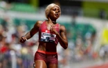 La sprinteuse américaine Sha'Carri Richardson lors des séries du 200 m des Championnats américains d'athlétisme à Eugene, le 25 juin 2022 