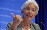 Christine Lagarde, la directrice générale du FMI, à Washington, le 12 octobre 2017
