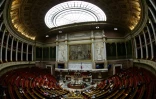 Vue de l'Assemblée nationale à Paris le 17 décembre 2020