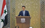 Le président syrien Bachar al-Assad fait une déclaration, le 26 juillet 2015 à Damas