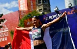Clémence Calvin, vice-championne d'Europe de marathon, à Berlin, le 12 août 2018