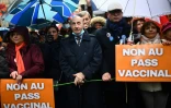 Manifestation contre le pass vaccinal Ă Paris, le 8 janvier 2022