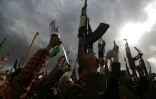 Des partisans des rebelles houthis du Yémen participent à un rassemblement à l'occasion des commémorations annuelles de la Journée de Qods (Jérusalem) à Sanaa, le 28 mars 2025