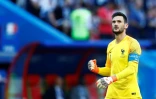 Le capitaine de l'équipe de France Hugo Lloris face à l'Argentine en 8e de finale du Mondial, le 30 juin 2018 à Kazan