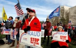 Manifestations de partisans de Donald Trump à Lansing dans le Michigan le 14 novembre 2020