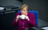 Angela Merkel au Bundestag à Berlin, le 25 mars 2021, avant le sommet européen