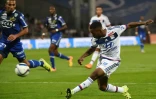 Le jeune attaquant de l'OL Aldo Kalulu a ouvert le score face à Bastia au stade de Gerland, le 23 septembre 2015