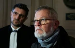 Le journaliste et ex-otage Didier François arrive à la cour d'assises spéciale de Paris pour le procès de Mehdi Nemmouche et de ses coaccusés, le 17 février 2025
