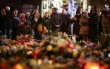 Hommages près du lieu de l'attaque meurtrière à la voiture-bélier à Magdebourg, dans l'est de l'Allemagne, le 21 décembre 2024