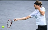 Alexander Zverev contre Rafael Nadal en demi-finale du Masters 1000 de Paris, le 7 novembre 2020 