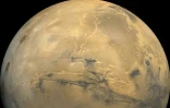 Image non datée fournie par la Nasa de la planète Mars vue par le télescope spatial Hubble

