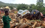 Les dégâts provoqués par la cyclone Idai à Chimanimani, dans l'est du Zimbabwe, le 18 mars 2019