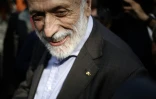 Le fondateur du mouvement Slow Food Carlo Petrini au salon Slow Food le 22 septembre 2016 Ă Turin