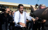 Le ministre italien de l'Intérieur et patron de la Ligue, Matteo Salvini, le 3 juin 2018 en Sicile