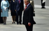 Donald Trump lors d'une cérémonie au palais impérial à Tokyo le 27 mai 2019