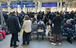 A la Gare du Nord, à Paris, d'où partent les trains Eurostar, le 21 décembre 2023