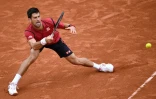 Novak Djokovic face au Tchèque Tomas Berdych à Roland-Garros, le 2 juin 2016