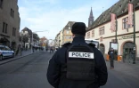 Un policier à l'entrée du marché de Noël de Strasbourg, le 20 décembre 2016