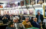 Partie de cartes au café Oum Kalthoum, le 20 janvier 2019 à Bagdad