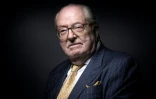 Photo d'archives de l'ancien président du Front national Jean-Marie Le Pen à Saint-Cloud (Hauts-de-Seine) le 27 janvier 2016