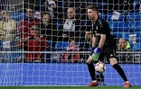 Le gardien du Real Madrid Luca Zidane lors de la victoire sur Huesca 3-2 en 29e journée du championnat d'Espagne le 31 mars 2019