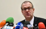 Le directeur de l'OMS Europe Hans Kluge, lors d'une conférence de presse à Rome, le 26 février 2020