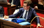 Le ministre de l'Education Edouard Geffray, lors du débat sur la protection de l'enfance et la lutte contre la violence dans les écoles à l'Assemblée nationale, le 1er juin 2026 à Paris