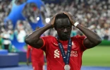 L'attaquant sénégalais de Liverpool Sadio Mané après la finale de Ligue des champions perdue contre le Real Madrid le 28 mai 2022 au Stade de France à Saint-Denis
