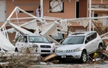 Dégâts causés par l'ouragan Irma, le 10 septembre 2017 à Marigot sur l'île de Saint-Martin