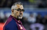 L'entraîneur de l'UBB Christophe Urios durant le match de Top 14 à l'ASM Clermont, le 22 février 2020 au stade Michelin