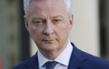 Le ministre de l'Economie Bruno Le Maire lors d'une conférence de presse à l'Elysée, le 28 février 2022
