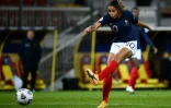 L'attaquante des Bleues, Delphine Cascarino, buteuse lors du match de qualification à l'Euro-2022 face à la Macédoine du Nord, à Orléans, le 23 octobre 2020