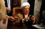 L'ex-président iranien Akbar Hachémi Rafsandjani, l'un des hommes clés de la République islamique, le 21 décembre 2015  à Téhéran
